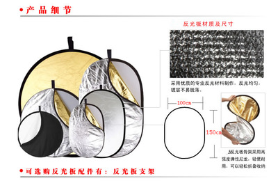 【摄影器材 批发零售 100*150cm 双面反光板(金/银)】价格,厂家,图片,其他摄影摄像设备器材,郑州彤阳数码影像器材有限公司